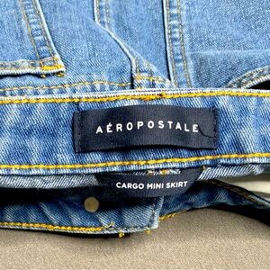 Aeropostale Denim Cargo Skirt